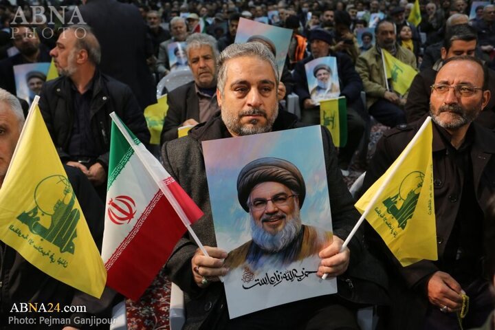 Photos: Commemoration ceremony for martyrs Sayyed Hassan Nasrallah held in Isfahan