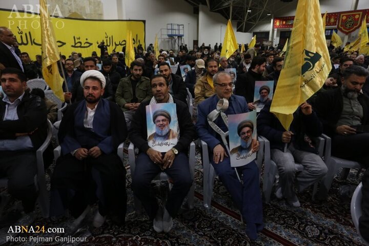 Photos: Commemoration ceremony for martyrs Sayyed Hassan Nasrallah held in Isfahan