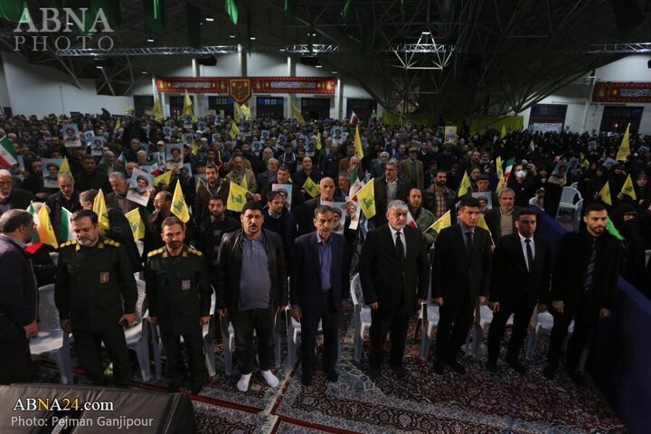 Photos: Commemoration ceremony for martyrs Sayyed Hassan Nasrallah held in Isfahan