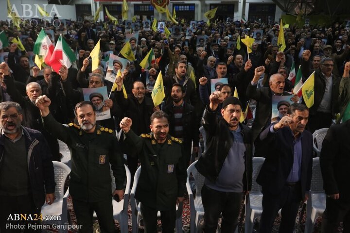 Photos: Commemoration ceremony for martyrs Sayyed Hassan Nasrallah held in Isfahan