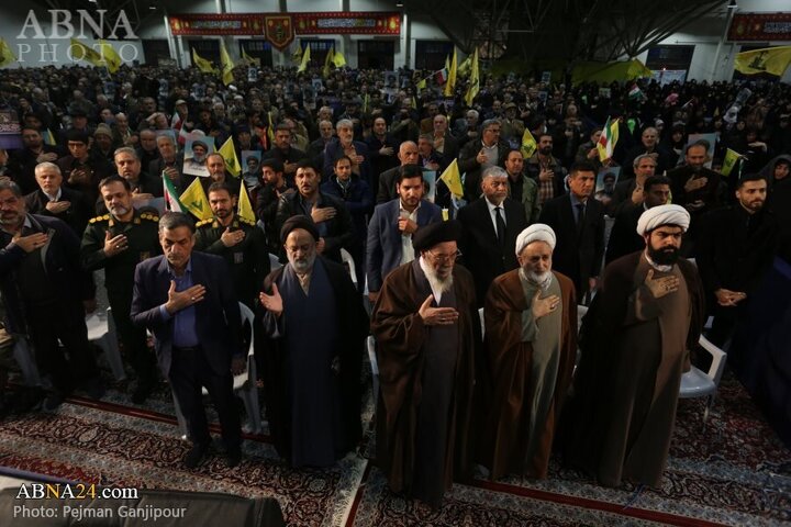 Photos: Commemoration ceremony for martyrs Sayyed Hassan Nasrallah held in Isfahan