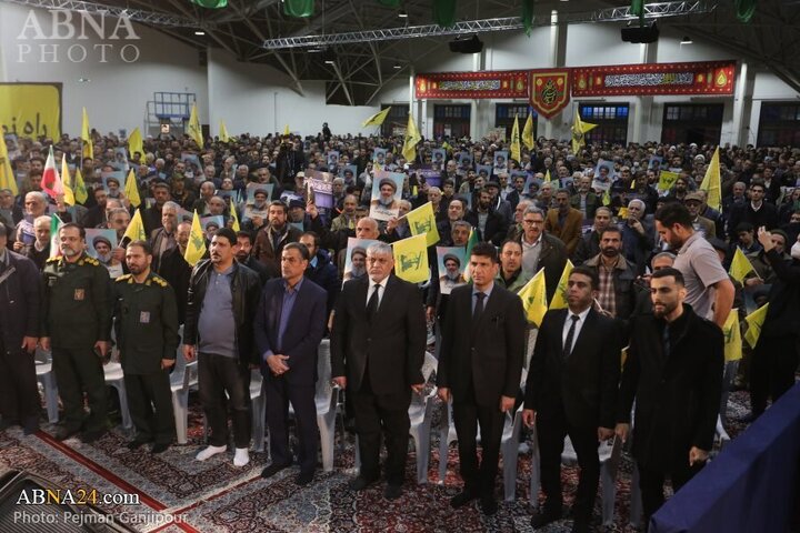 Photos: Commemoration ceremony for martyrs Sayyed Hassan Nasrallah held in Isfahan