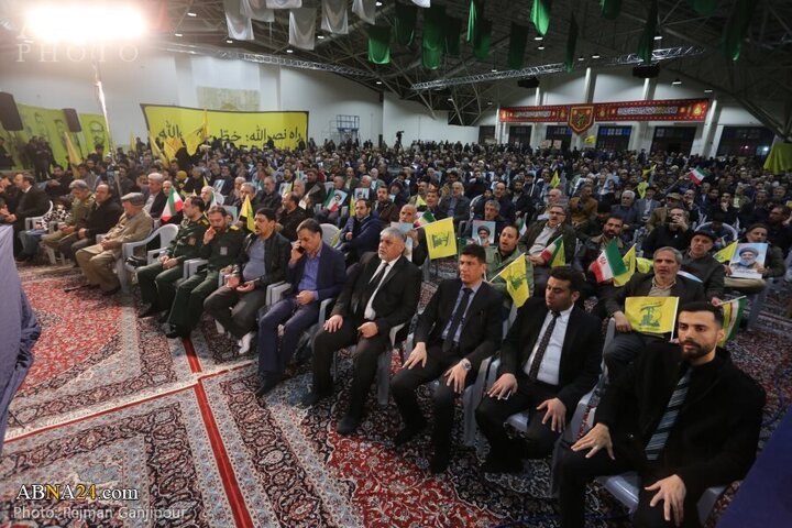 Photos: Commemoration ceremony for martyrs Sayyed Hassan Nasrallah held in Isfahan