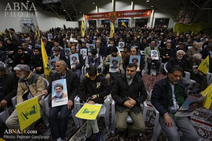 Photos: Commemoration ceremony for martyrs Sayyed Hassan Nasrallah held in Isfahan