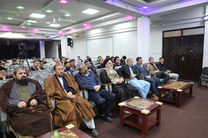 Photos: Conference to commemorate funeral of martyred resistance leaders at Al-Mustafa University in Kabul