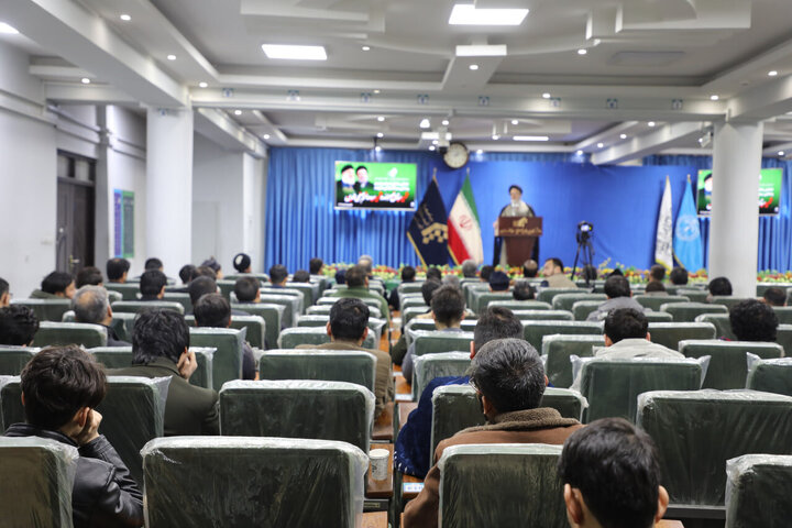 Photos: Conference to commemorate funeral of martyred resistance leaders at Al-Mustafa University in Kabul