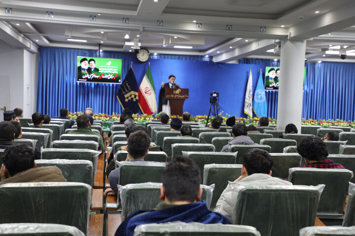 Photos: Conference to commemorate funeral of martyred resistance leaders at Al-Mustafa University in Kabul