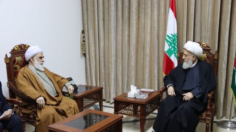 آية الله اختري يلتقي الخطيب ويؤكد ان إيران تقف الى جانب لبنان والمقاومة