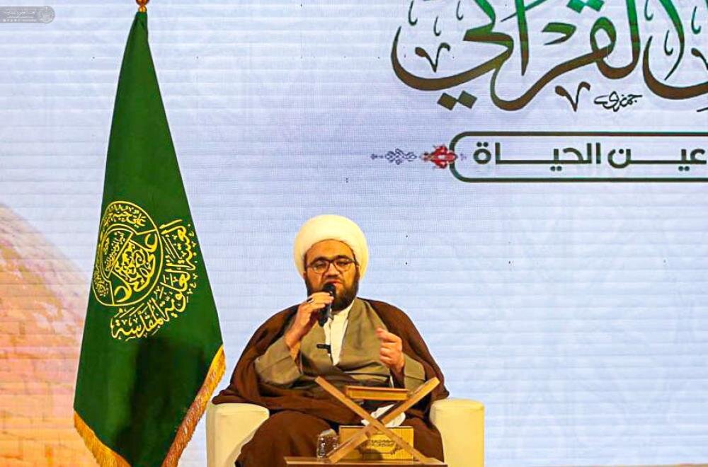 إقامة محفل قرآنيّ مهيب في مهرجان "عين الحياة" برعاية العتبة العلوية+(صور)