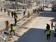 “Gaza is more beautiful in Ramadan” campaign by Rafah municipality to clean city’s main streets