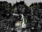 كاريكاتير / رمضان في غزة