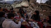Rakyat Palestin Berbuka Puasa Di Kem Pelarian Jabalia