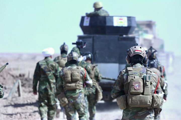 تقرير مصور/ الحشد الشعبي يجري مناورة عسكرية في البصرة