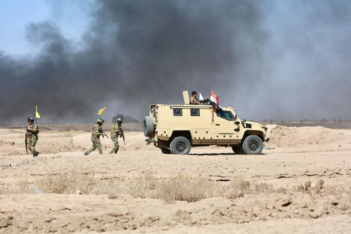 تقرير مصور/ الحشد الشعبي يجري مناورة عسكرية في البصرة