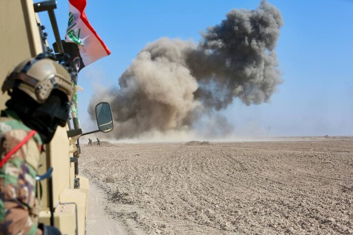 تقرير مصور/ الحشد الشعبي يجري مناورة عسكرية في البصرة