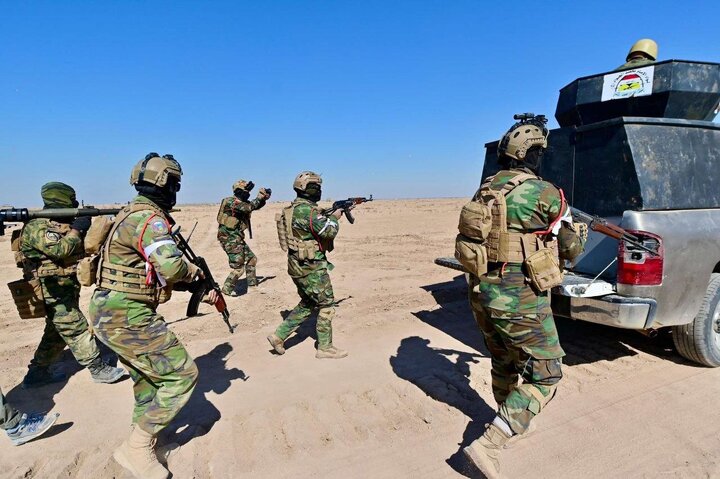 تقرير مصور/ الحشد الشعبي يجري مناورة عسكرية في البصرة