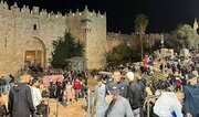 فيديو |  أجواء شهر رمضان في باب العامود بالمسجد الأقصى
