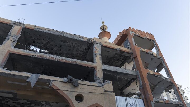 گزارش تصویری | رژیم صهیونیستی ۱۱۰۹ مسجد را در نوار غزه ویران کرد