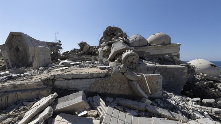 گزارش تصویری | رژیم صهیونیستی ۱۱۰۹ مسجد را در نوار غزه ویران کرد