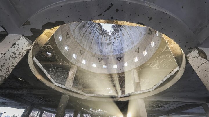 گزارش تصویری | رژیم صهیونیستی ۱۱۰۹ مسجد را در نوار غزه ویران کرد