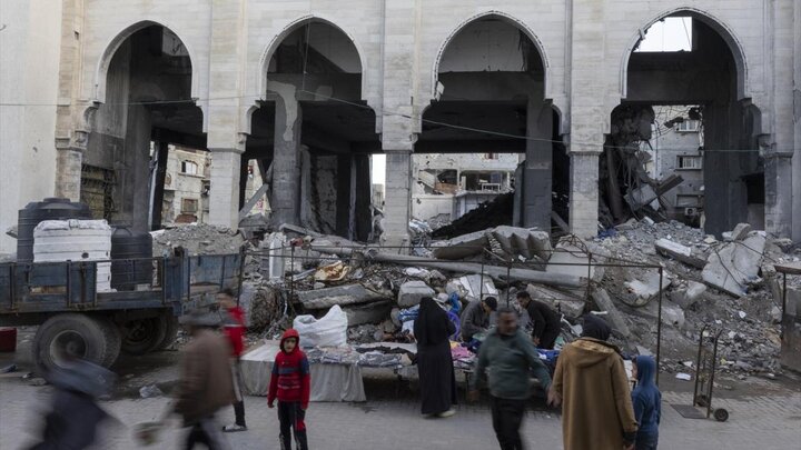 گزارش تصویری | رژیم صهیونیستی ۱۱۰۹ مسجد را در نوار غزه ویران کرد