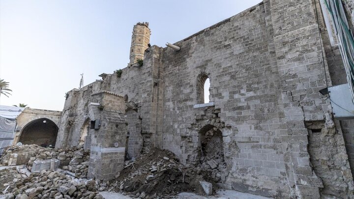 گزارش تصویری | رژیم صهیونیستی ۱۱۰۹ مسجد را در نوار غزه ویران کرد