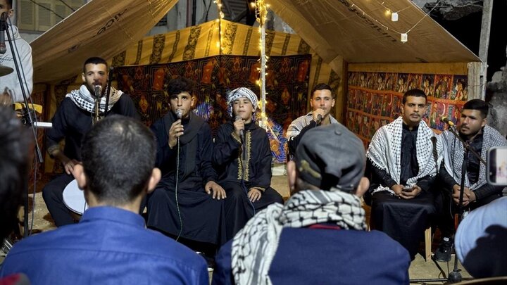 Photos: Palestinians in Khan Yunis celebrate start of Ramadan