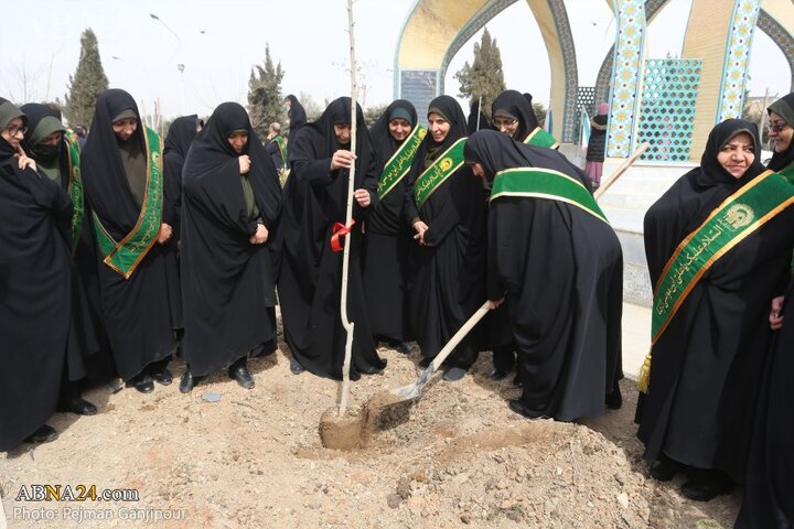 پویش کاشت نهال ایثار به یاد شهدا در اصفهان