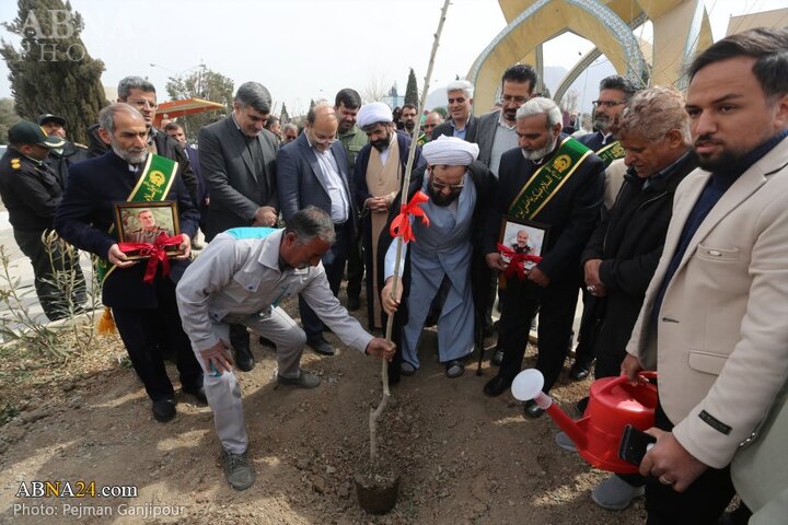 پویش کاشت نهال ایثار به یاد شهدا در اصفهان