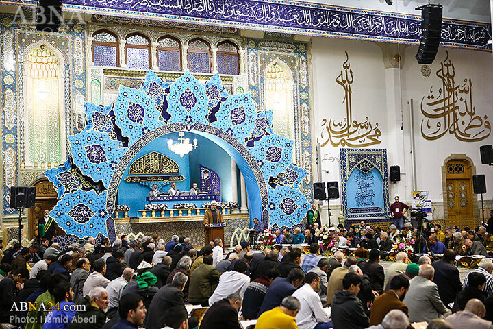 تقرير مصور/ مشاركة الصائمين والصائمات في ختمة القرآن الكريم في حرم السيدة المعصومة (ع)