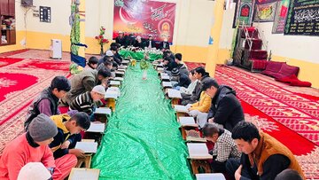 عکس خبری | جزءخوانی قرآن کریم در ماه مبارک رمضان در شهر شبرغان افغانستان