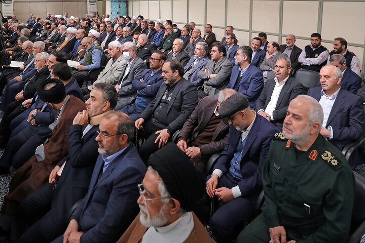 گزارش تصویری دیدار رهبری