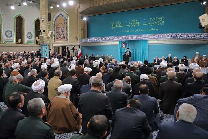 گزارش تصویری دیدار رهبری