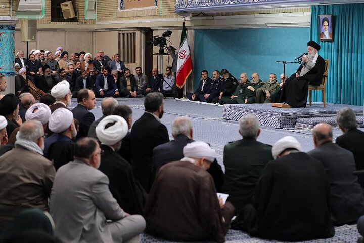 گزارش تصویری دیدار رهبری