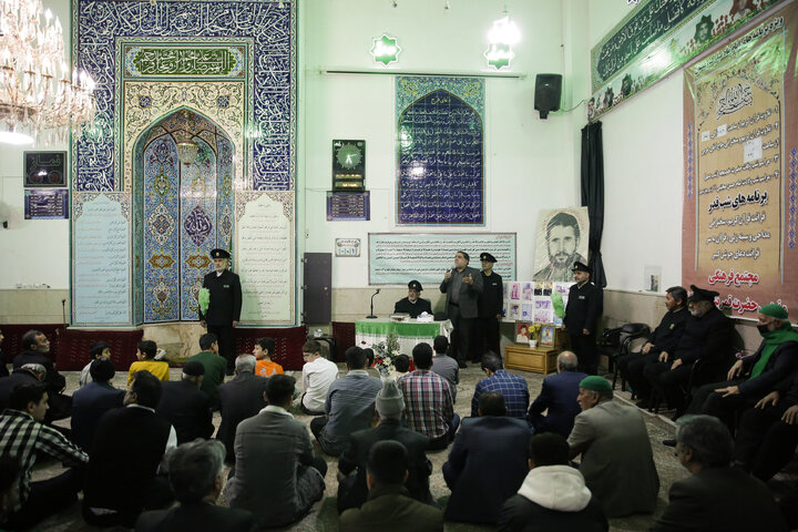 گزارش تصویری | سفره آسمانی به نیت شهدا