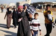 فيديو | مشاهد من داخل قاعدة حميميم يظهر اللاجئين الى القاعدة هربا من "المجازر"