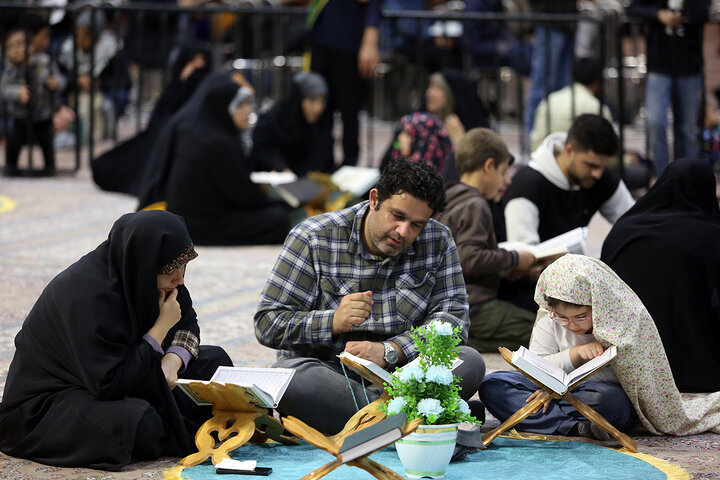 گزارش تصویری | ترتیل‌خوانی قاریان نوجوان با حضور خانواده‌ها در حرم بانوی کرامت