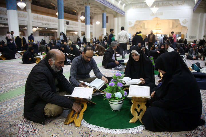 گزارش تصویری | ترتیل‌خوانی قاریان نوجوان با حضور خانواده‌ها در حرم بانوی کرامت