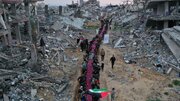 Labarai Cikin Hotuna |Na Yadda Al’ummar Gaza Suke Yin Buda Baki A Cikin Kufai