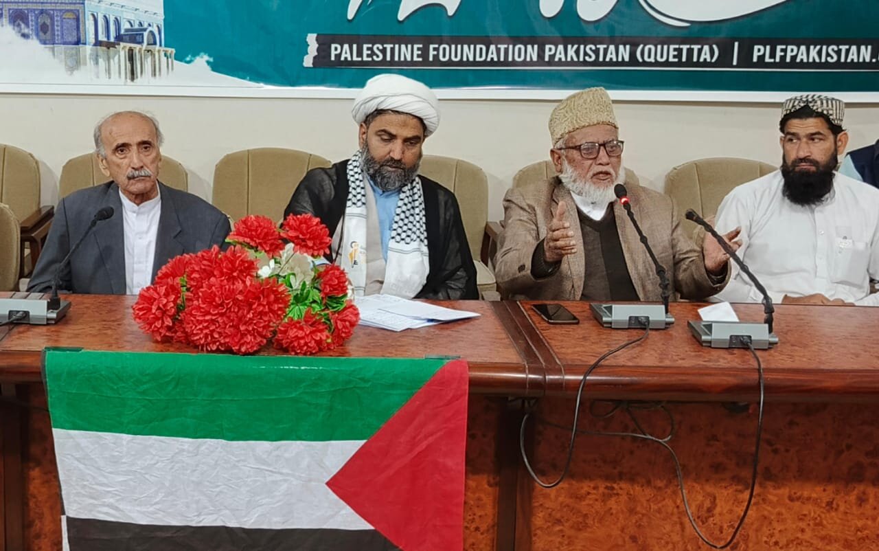 کنفرانس سالانه فلسطین در کویته برگزار شد/ تاکید علمای پاکستان بر حمایت از فلسطینیان