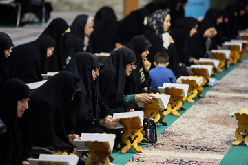 Suasana Majelis Qiraah Al-Qur'an Khusus Muslimah di Haram Sayidah Maksumah sa