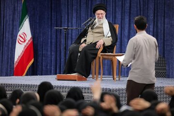 Suasana Pertemuan Ayatullah Khamanei dengan Perwakilan Mahasiswa se-Iran