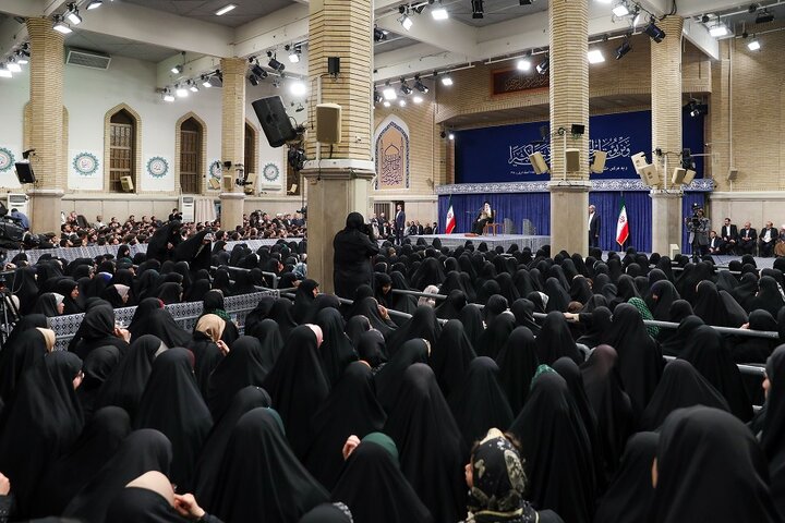 دیدار دانشجویان با رهبر انقلاب