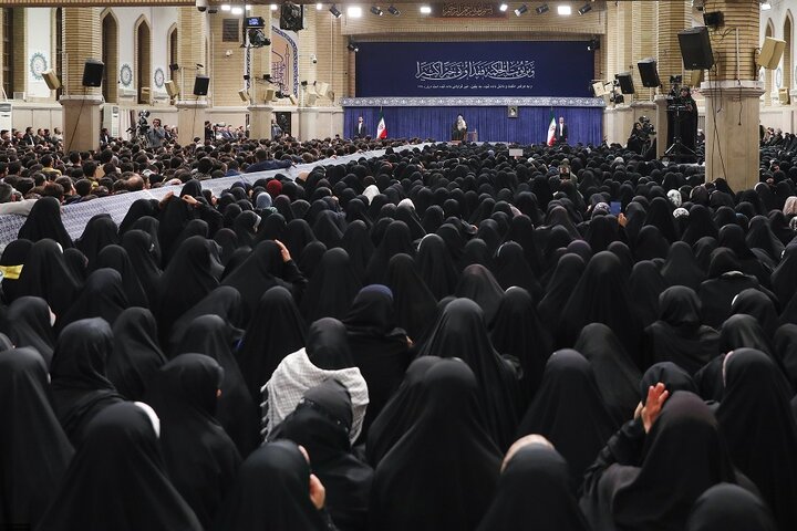 دیدار دانشجویان با رهبر انقلاب