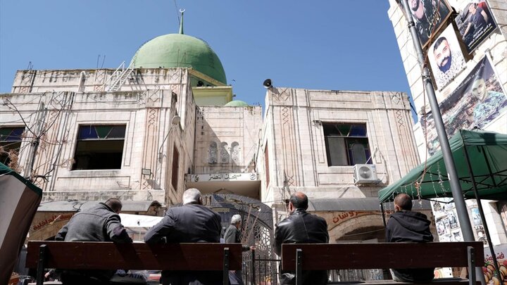 تعمیر مسجد النصر در شهر نابلس
