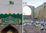 Karamu ya Iftar kwa watu 10,000 mahsusi kwa Mazuwwari wa Haram ya Imam Ridha (a.s) katika ua wa Imam Hassan al-Mujtaba (a.s.)