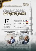 Charla sobre Laylatul Qadr el lunes 17 de Marzo