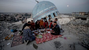 Ripoti ya Picha | Iftar kwenye Magofu ya Msikiti wa Salim Abu Muslim huko Beit Lahia