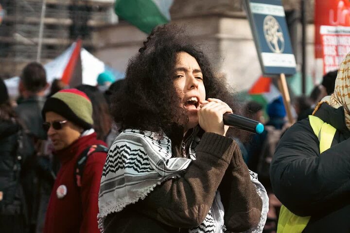 تظاهرات همبستگی با مردم مظلوم فلسطین در لندن