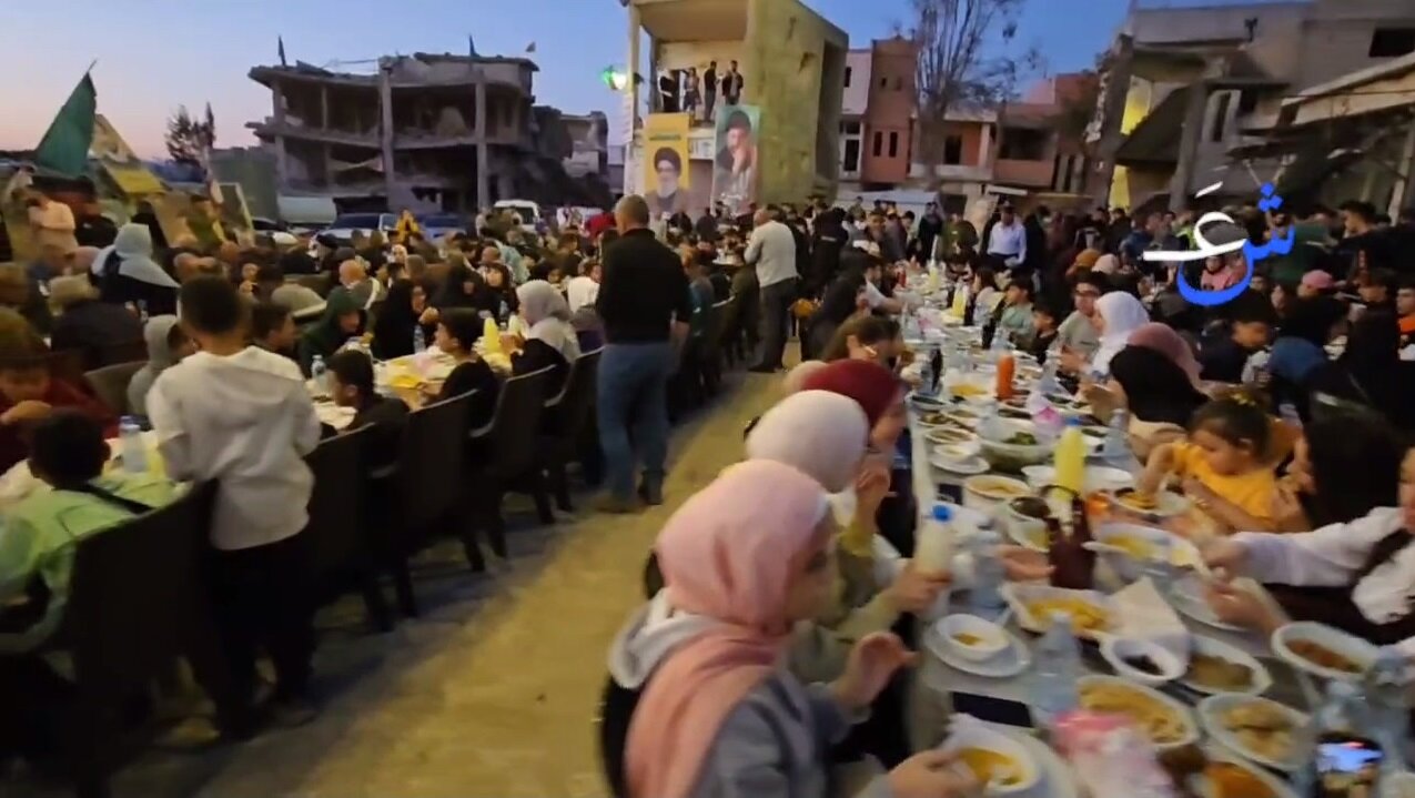 Video | Uwekaji wa Meza ya Iftar katika Mji wa mpakani Kusini mwa Lebanon